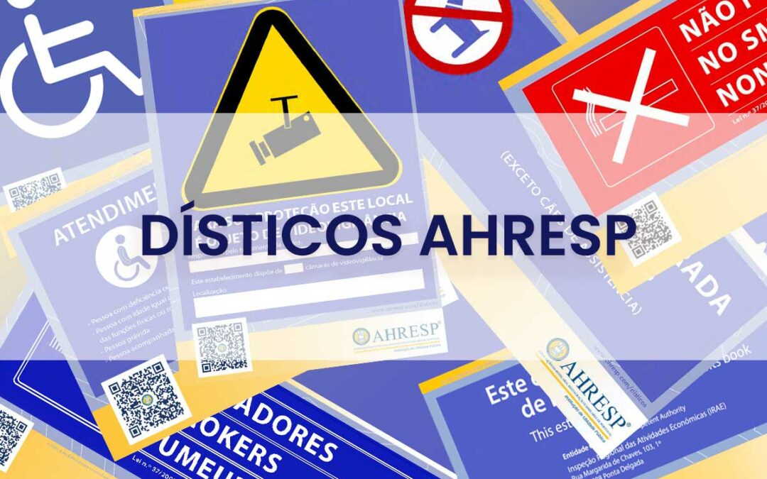 AHRESP disponibiliza dísticos atualizados aos seus associados