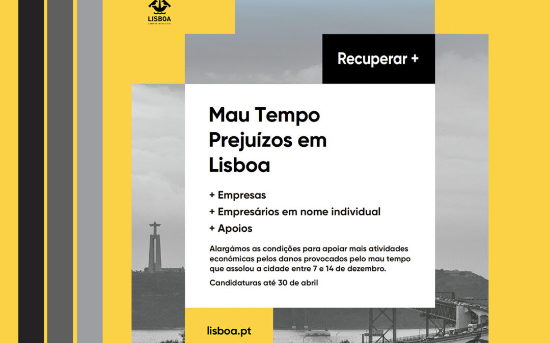 Recuperar + | Câmara Municipal de Lisboa reforça informação sobre candidaturas