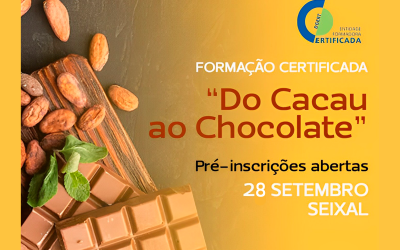 28 de setembro | Formação certificada “Do Cacau ao Chocolate” – Novo curso!