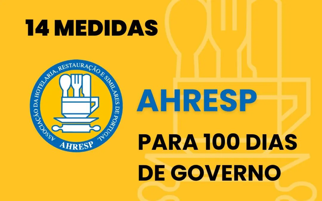 14 medidas AHRESP para 100 dias de Governo