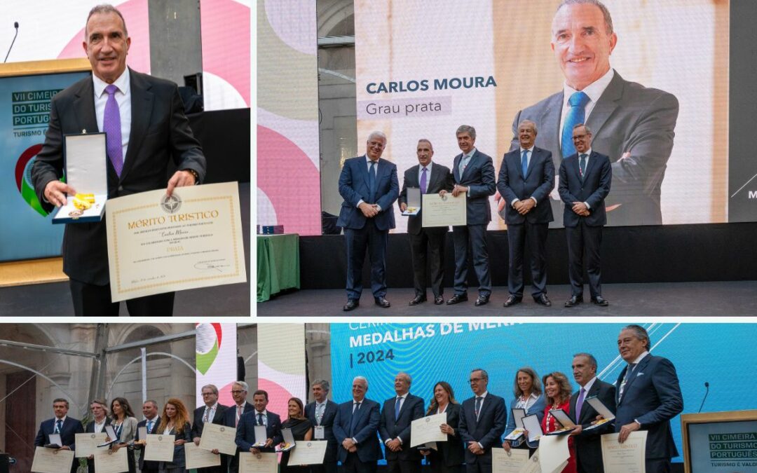 CARLOS MOURA recebe Medalha de Mérito Turístico