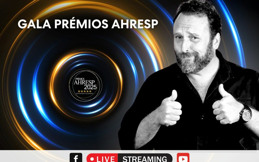 PRÉMIOS AHRESP 2025 | Eduardo Madeira é o anfitrião da gala da 9.ª edição