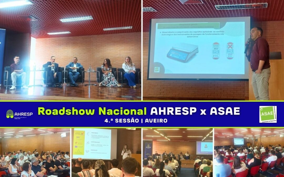 AVEIRO | 4.ª Sessão Roadshow Nacional AHRESP x ASAE